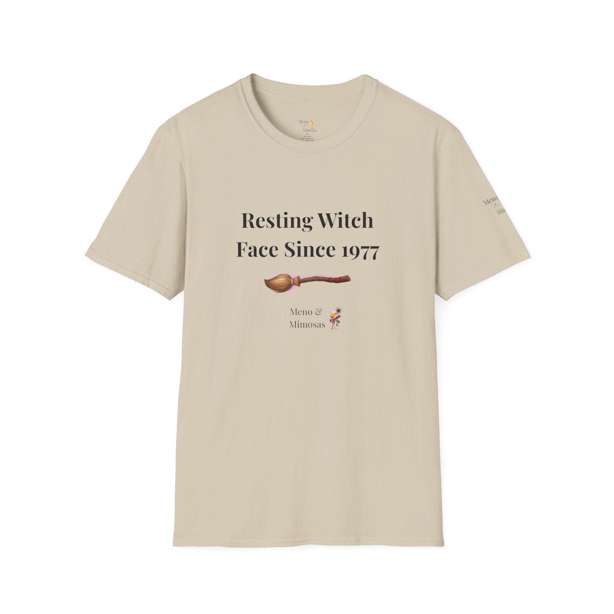 Resting Witch Face Since 1977 Tee by Meno & Mimosas