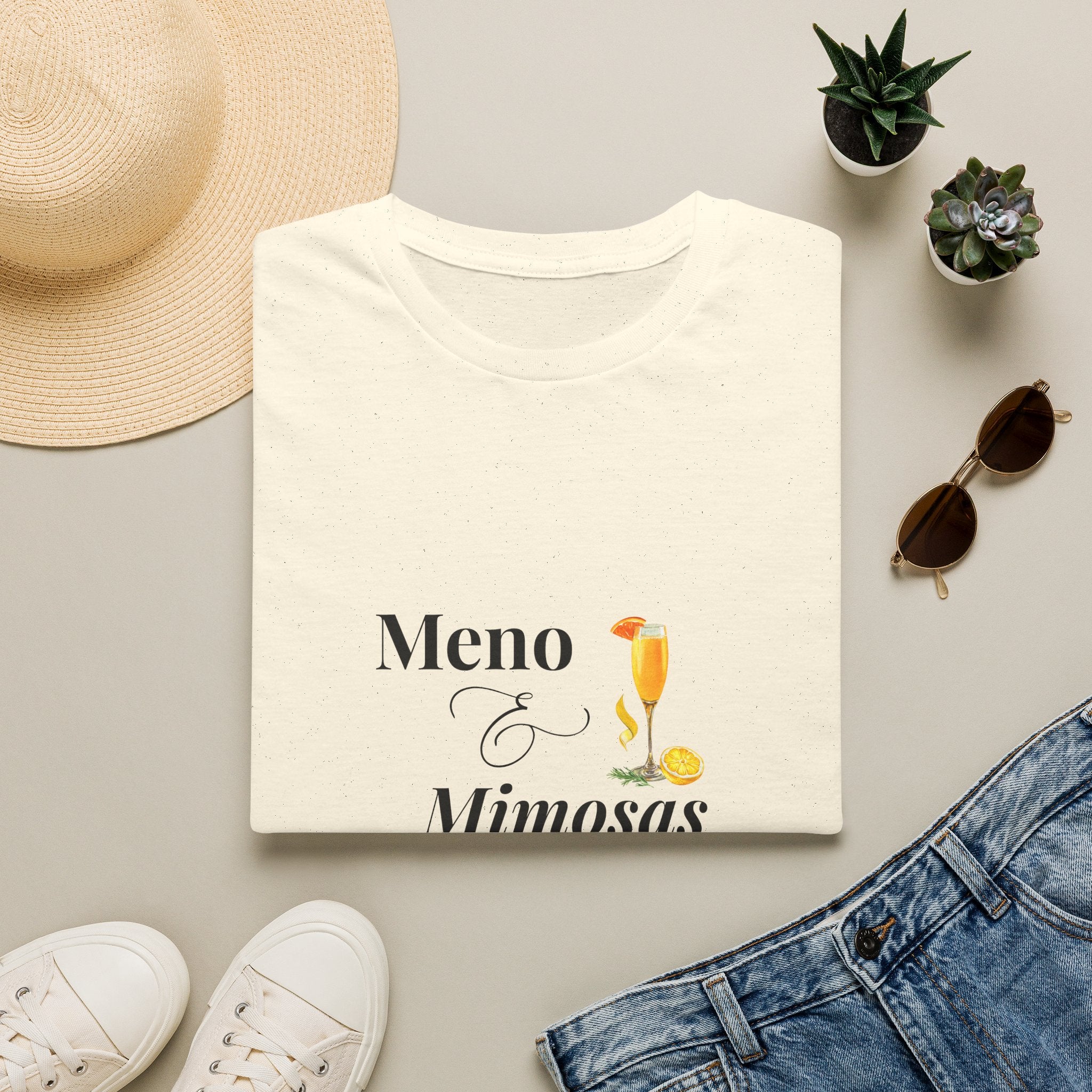 Meno & Mimosas Casual Tee