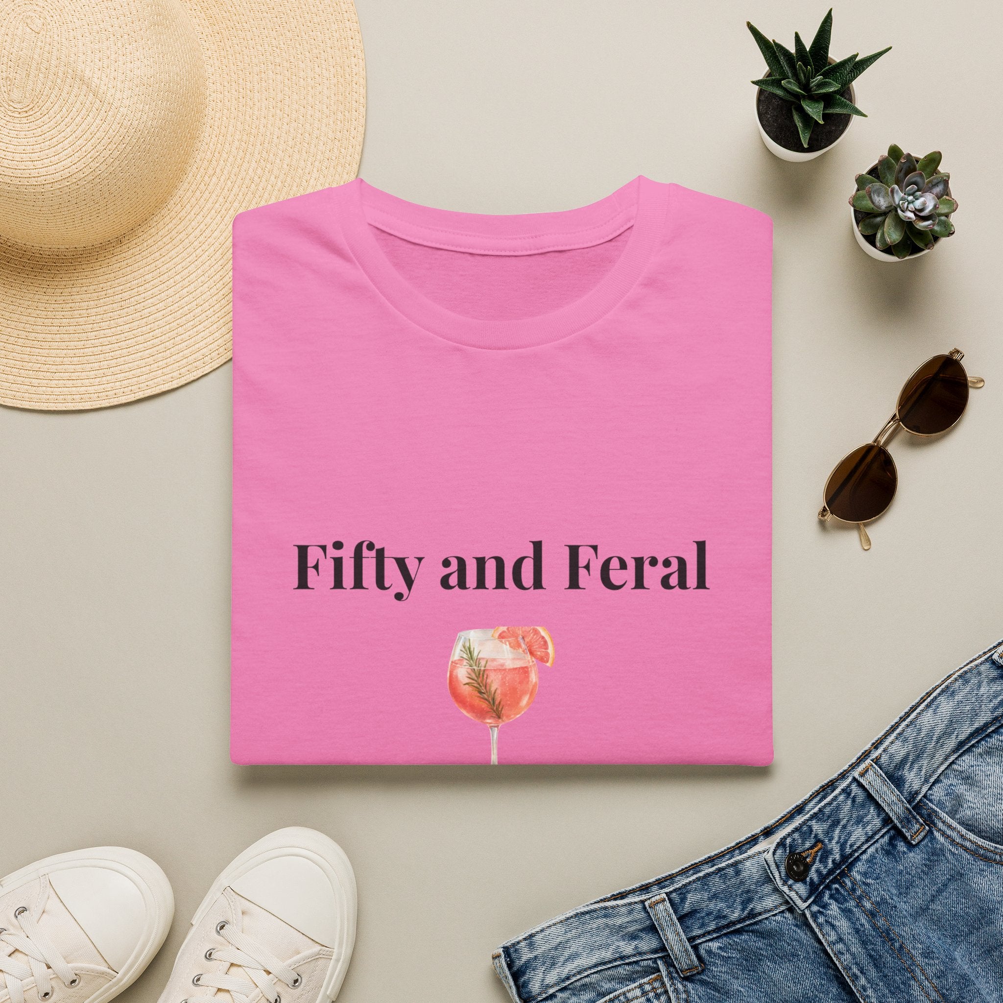 Fifty and Feral Tee by Meno & Mimosas