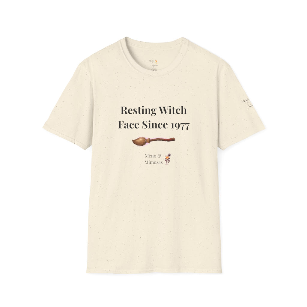 Resting Witch Face Since 1977 Tee by Meno & Mimosas