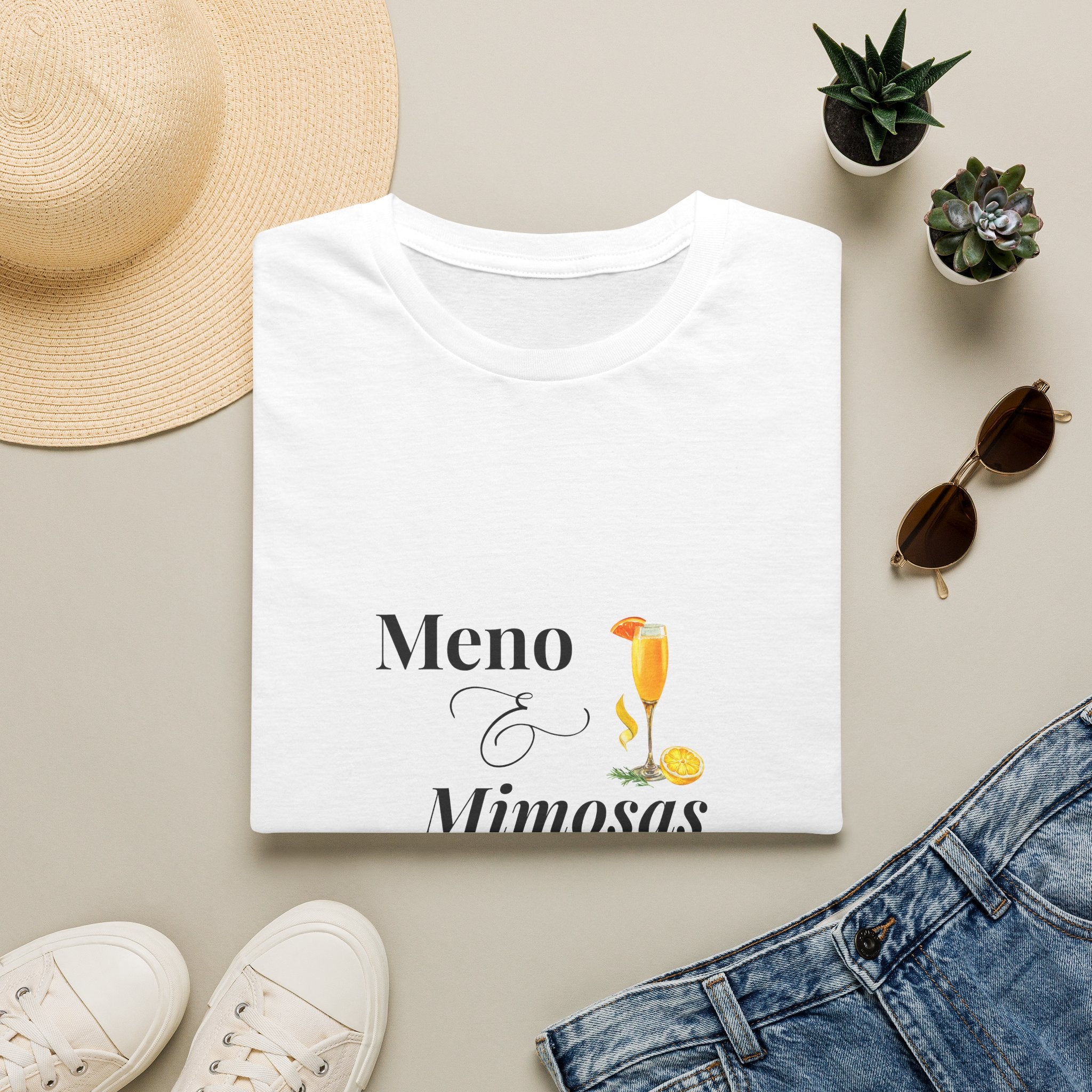 Meno & Mimosas Casual Tee