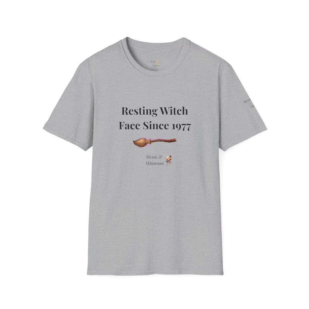 Resting Witch Face Since 1977 Tee by Meno & Mimosas