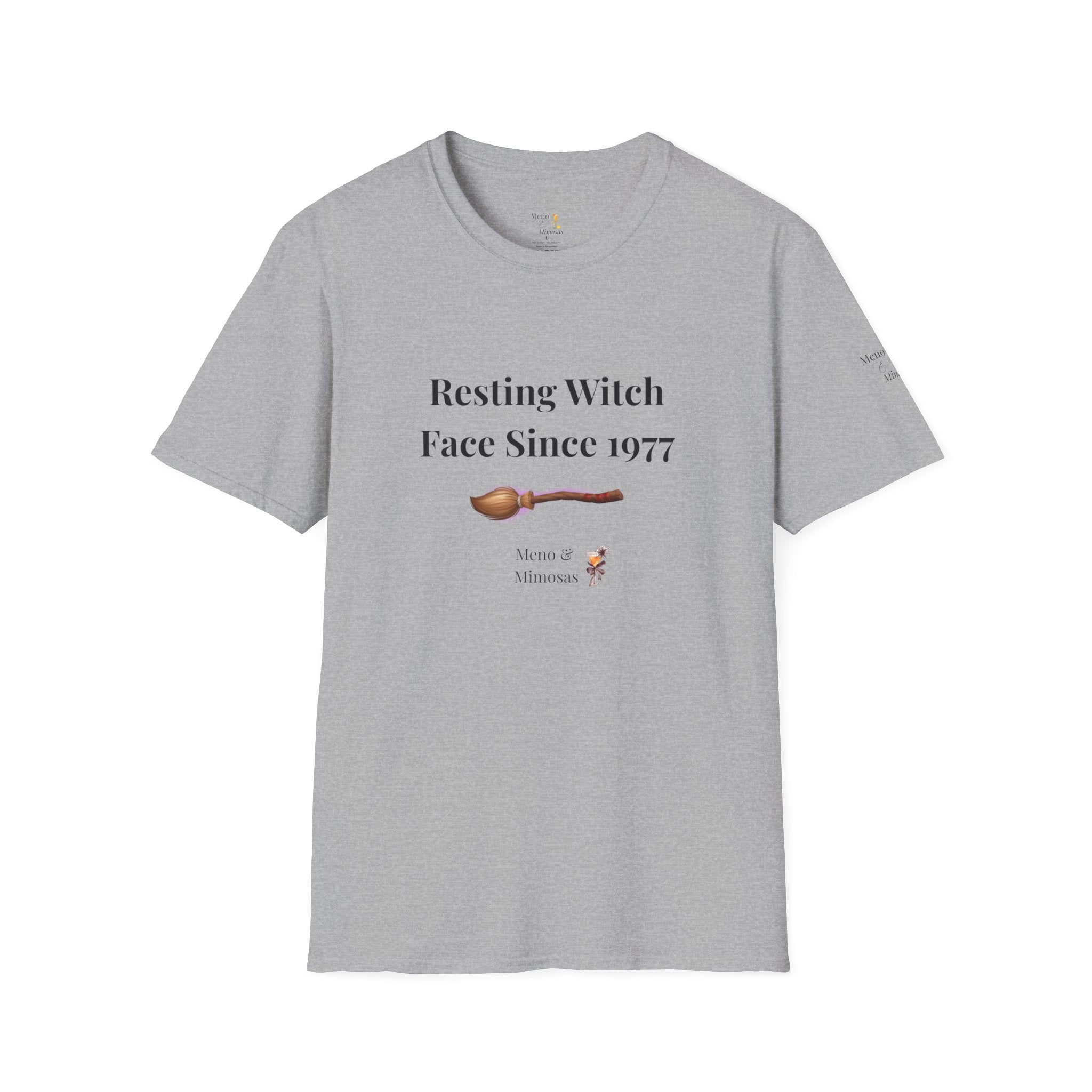 Resting Witch Face Since 1977 Tee by Meno & Mimosas