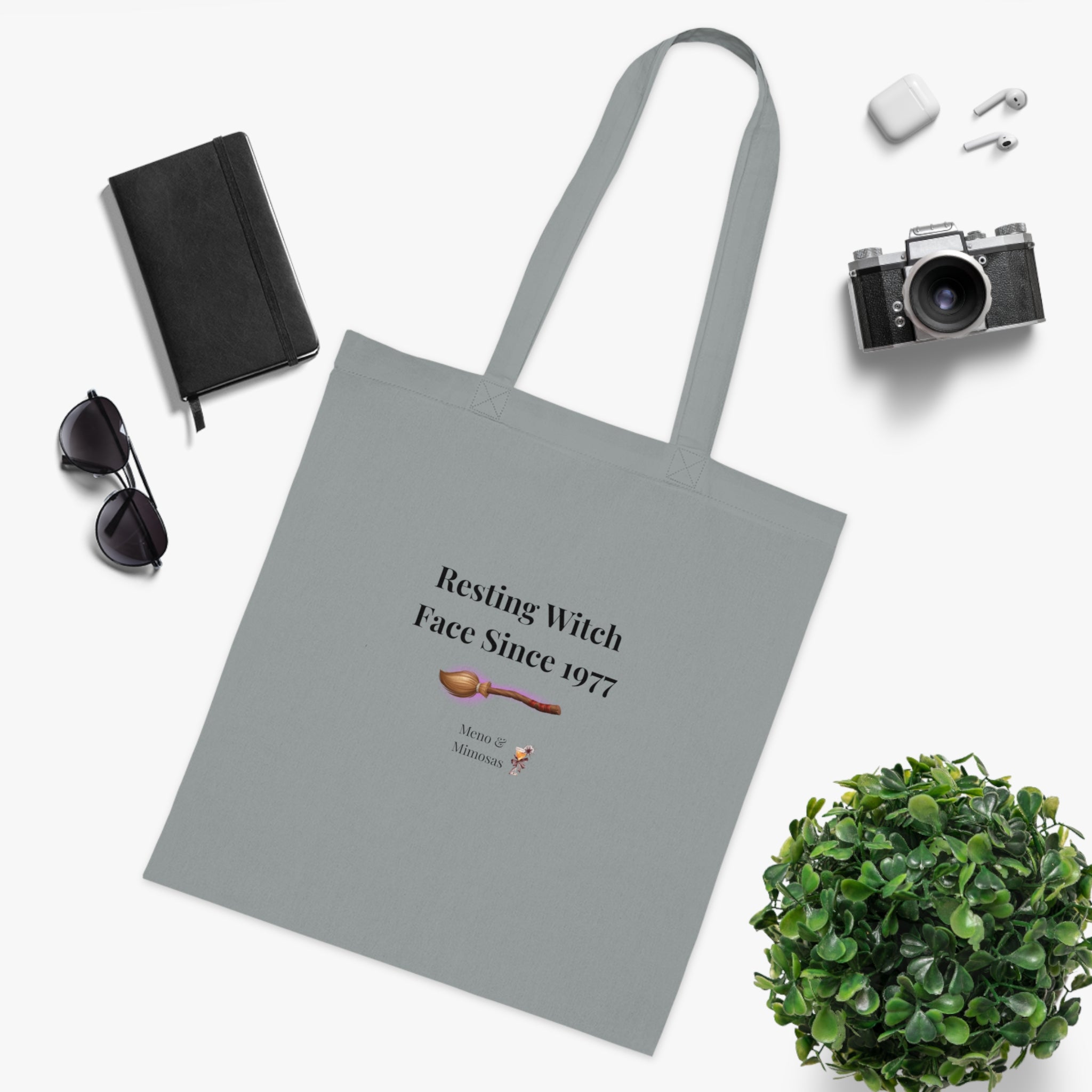 Resting Witch Face Since 1977 Tote by Meno & Mimosas