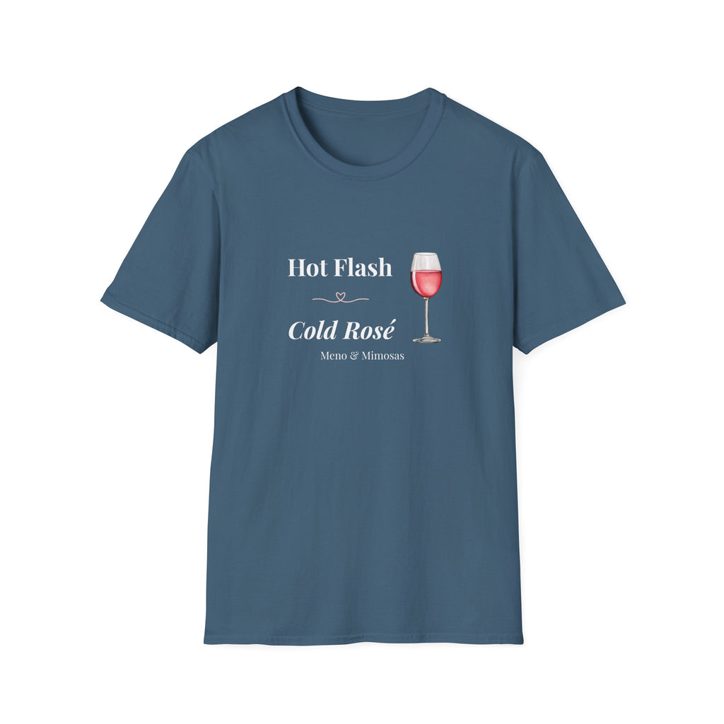 Hot Flash Cold Rosé T-Shirt - Meno & Mimosas