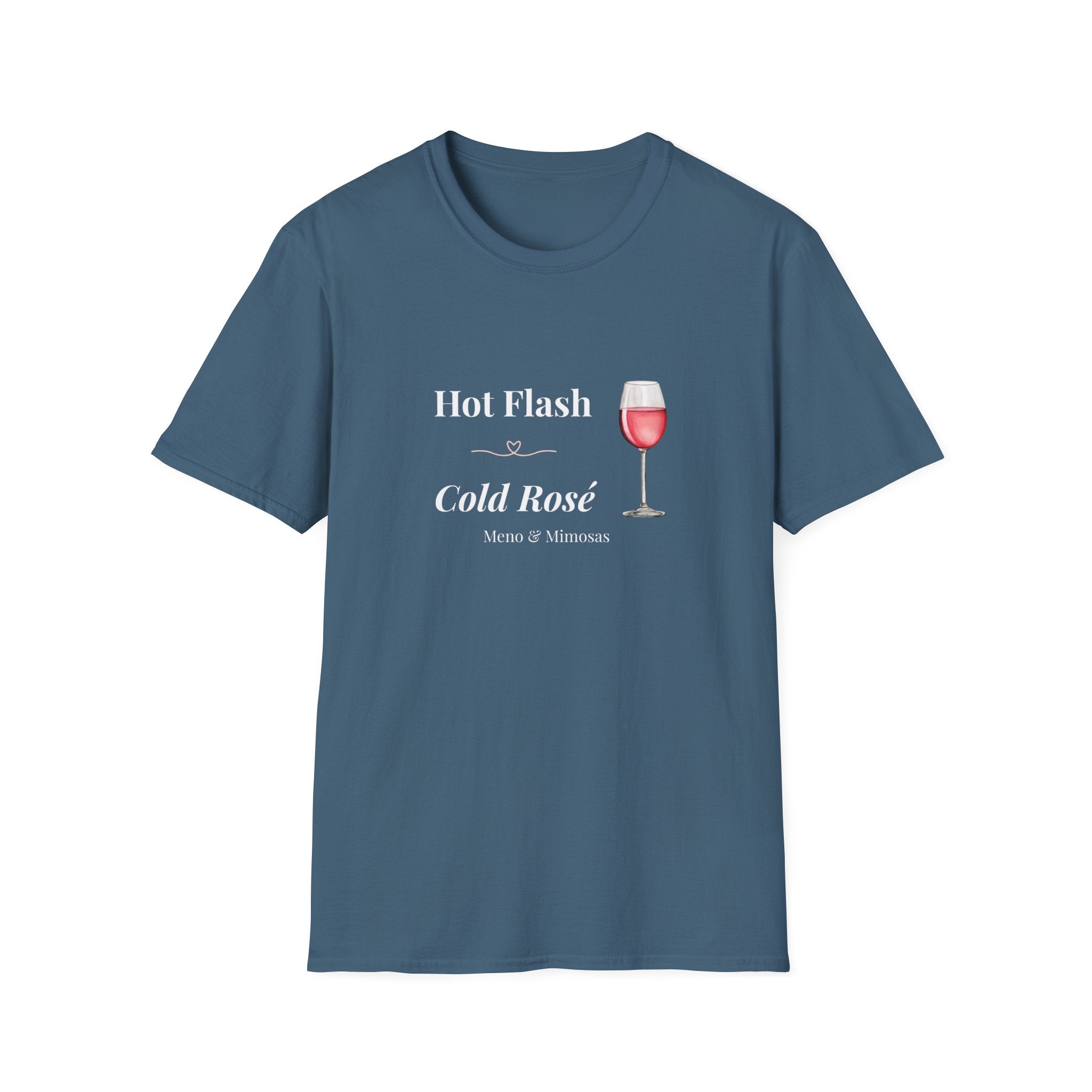 Hot Flash Cold Rosé T-Shirt - Meno & Mimosas