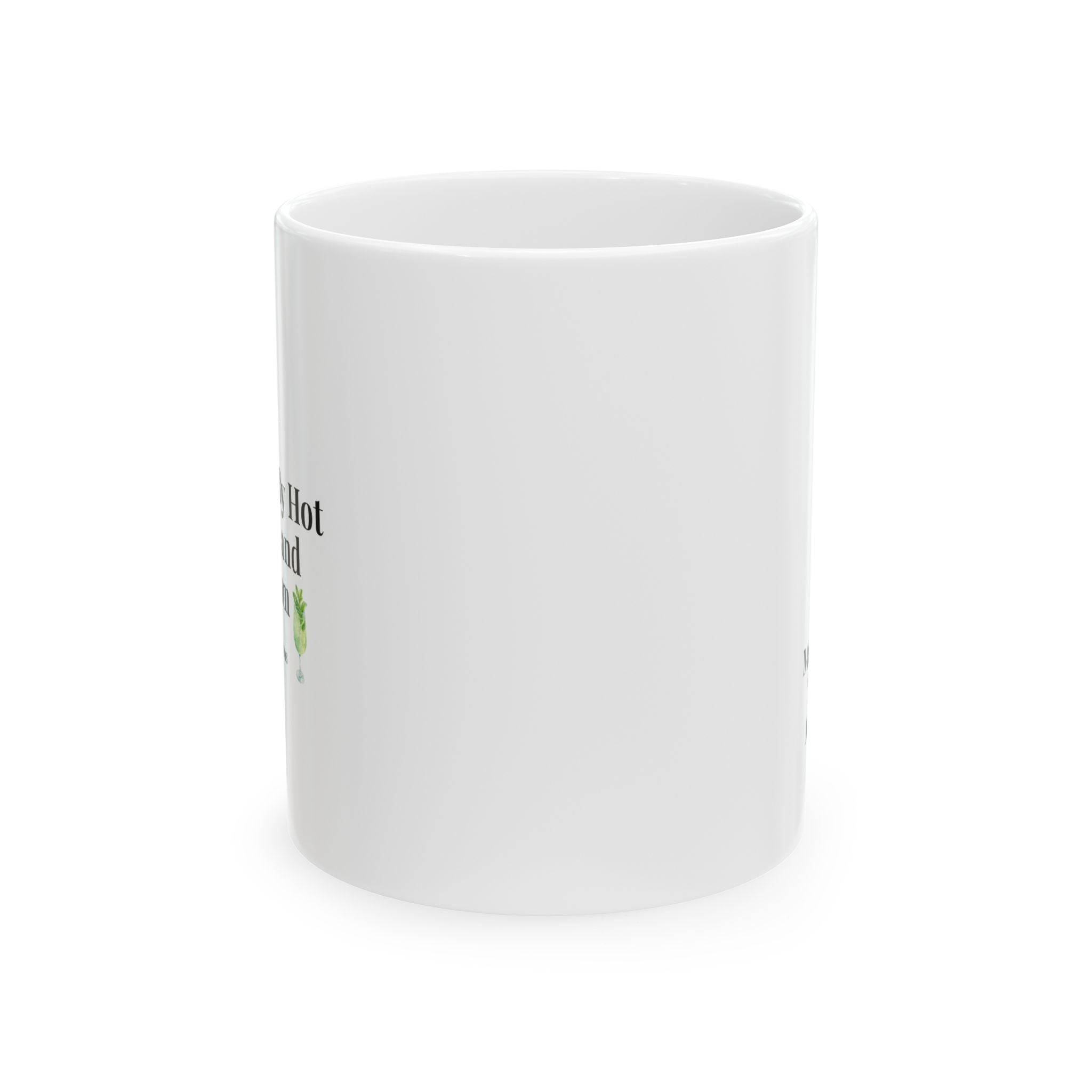 Funny Midlife Humour Ceramic Mug – "Powered by Hot Flashes and Sarcasm" (11oz/15oz)