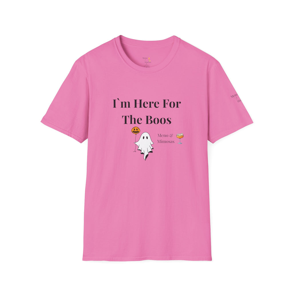 Here For The Boos - Halloween Tee from Meno & Mimosas