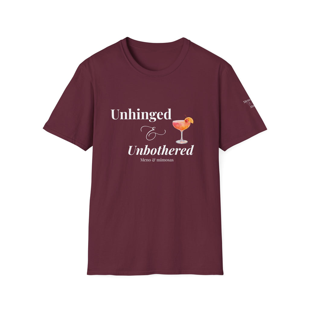 "Unhinged & Unbothered" Tee