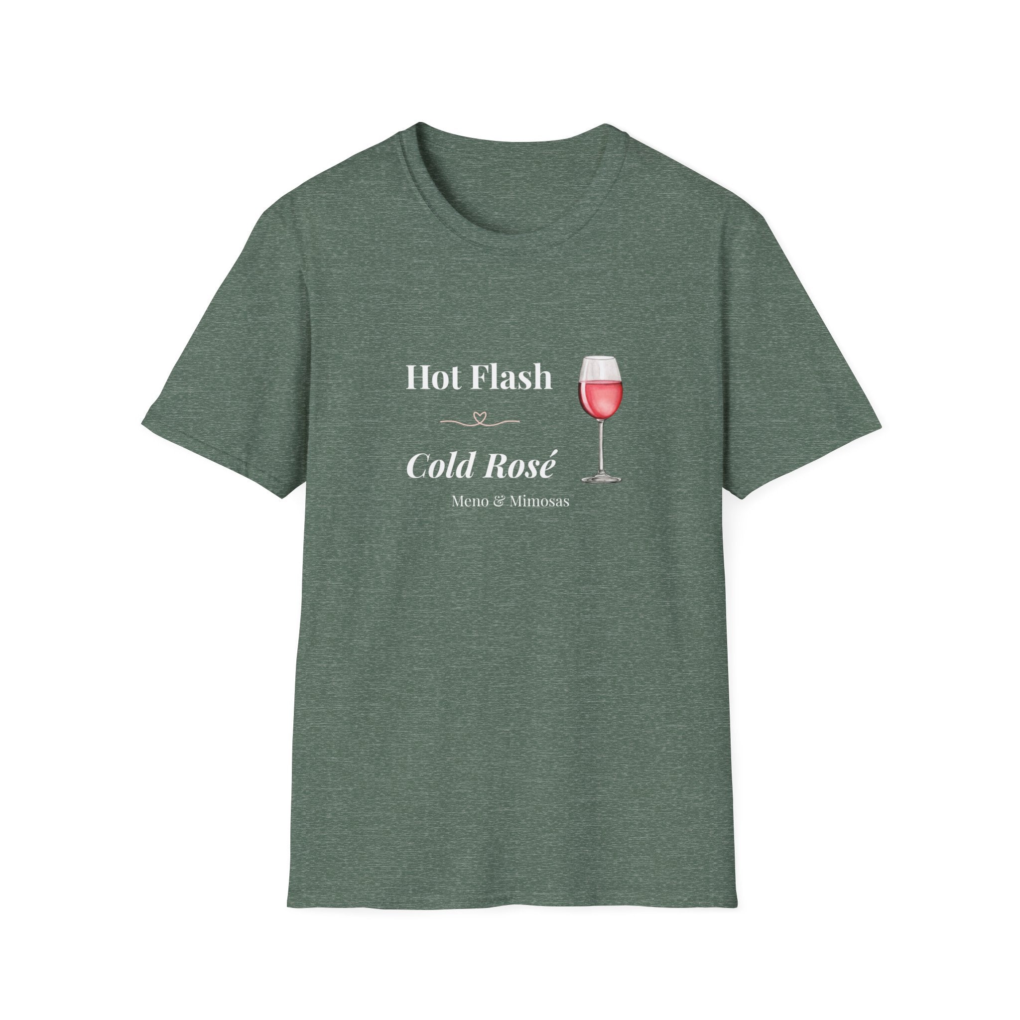 Hot Flash Cold Rosé T-Shirt - Meno & Mimosas