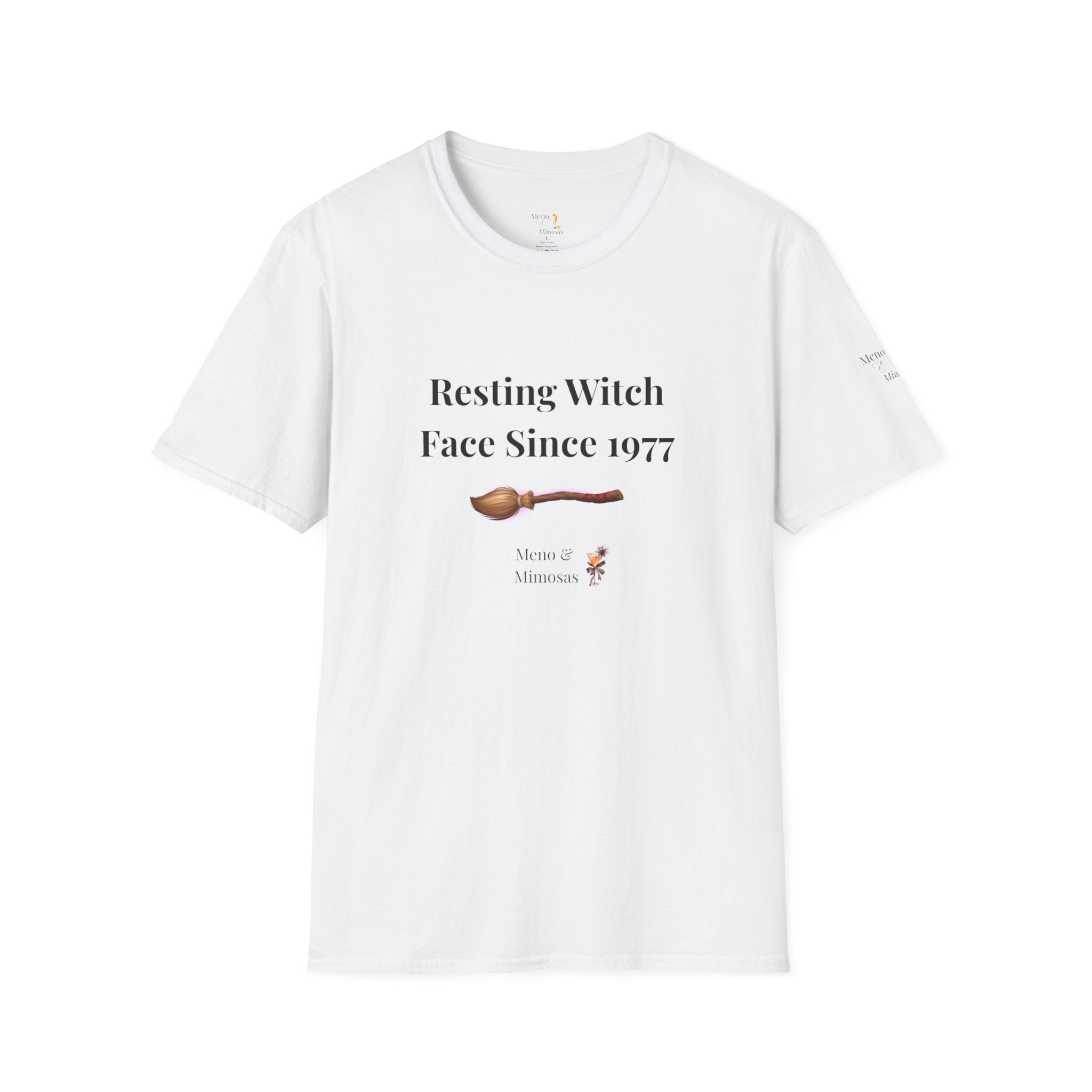 Resting Witch Face Since 1977 Tee by Meno & Mimosas