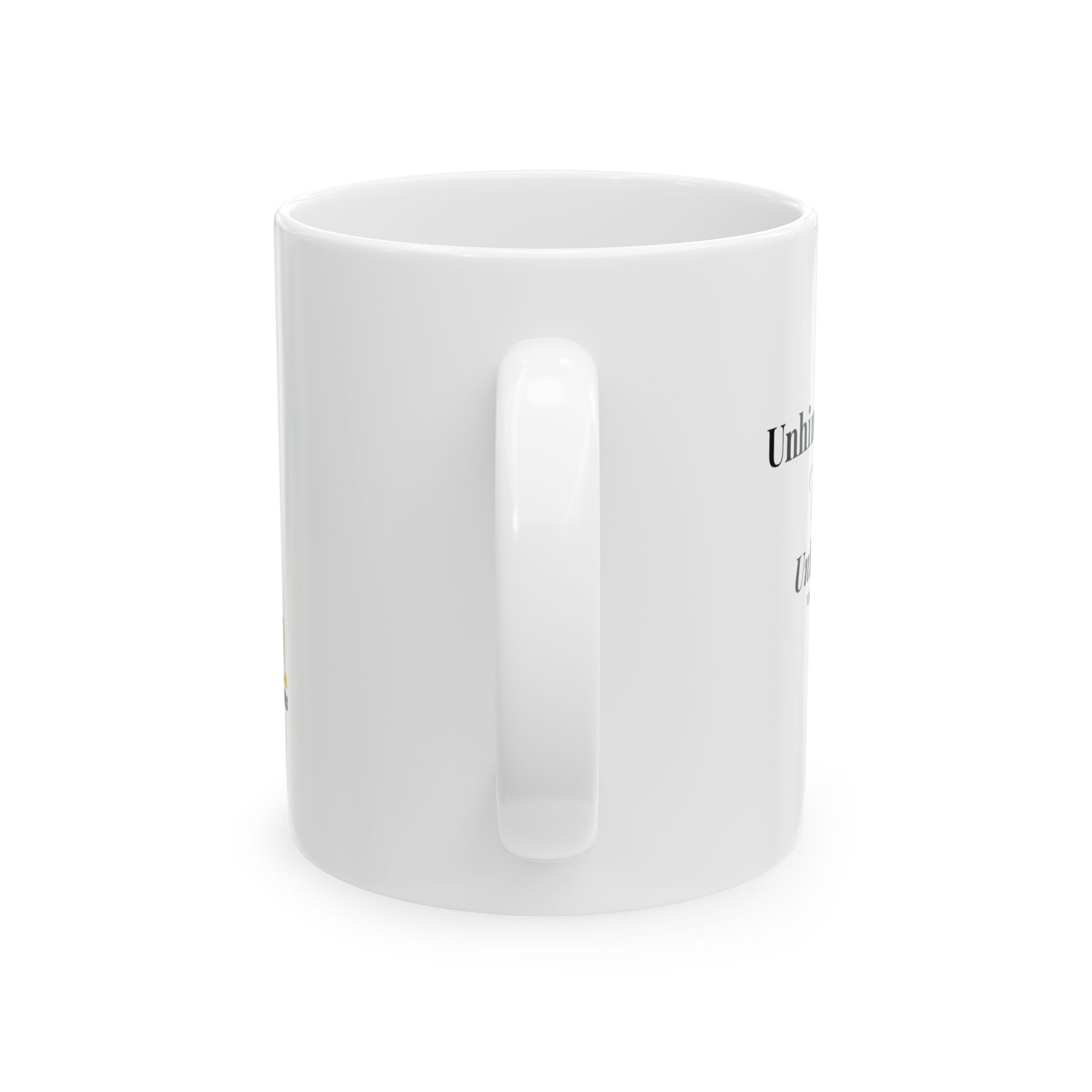 Ceramic Mug — "Unbothered" Floral Coffee Cup (11oz & 15oz)