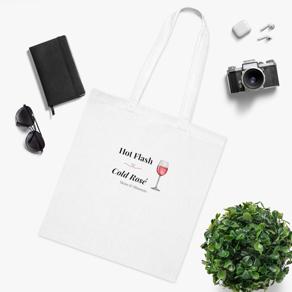 Hot Flash Cold Rosé Cotton Tote