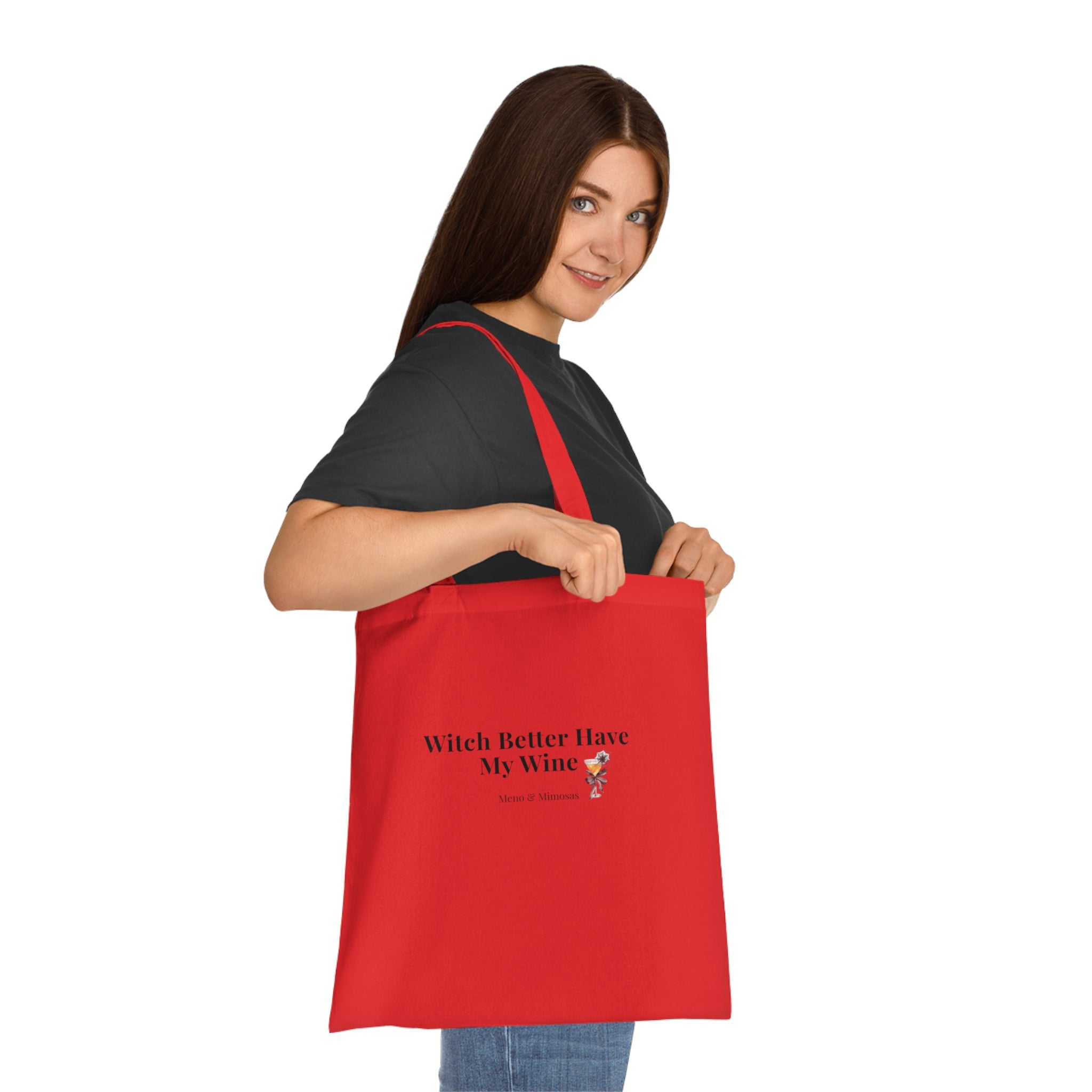 Witch Better Have My Wine Cotton Tote — Funny Halloween Wine Lover Grocery Bag