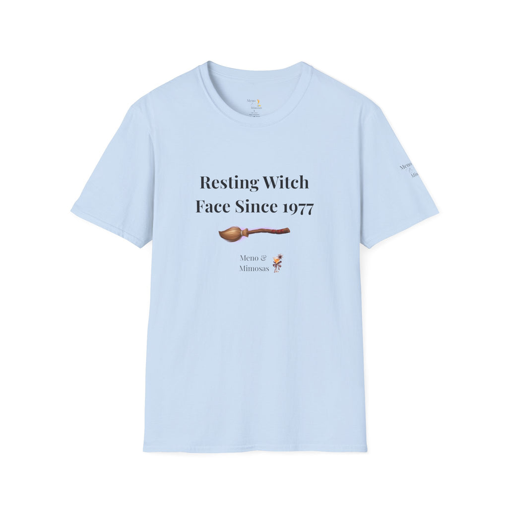 Resting Witch Face Since 1977 Tee by Meno & Mimosas