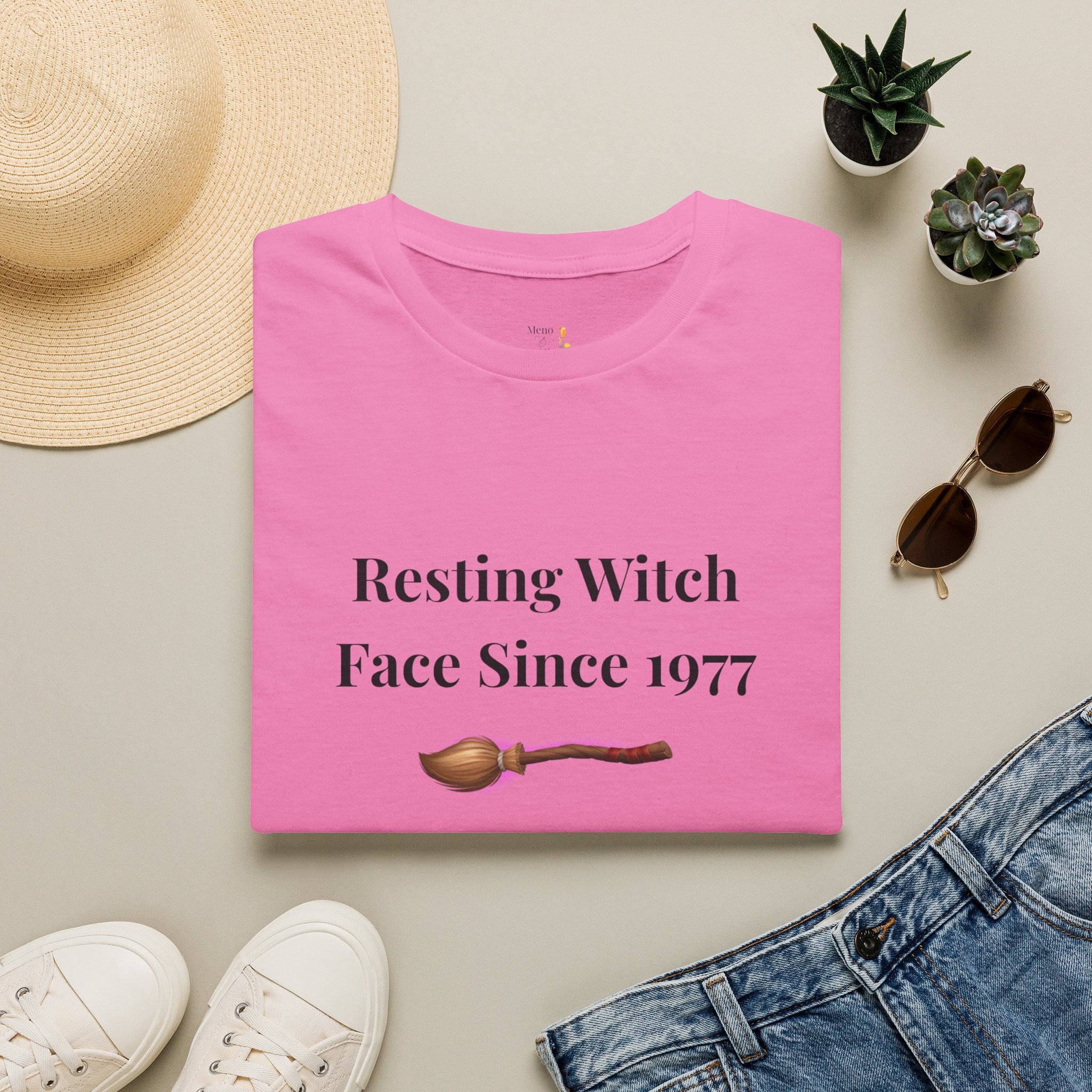 Resting Witch Face Since 1977 Tee by Meno & Mimosas