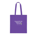 "Powered by Hormone Replacements and Prosecco" Funny Menopause Humour Tote Shopping Bag by Meno & Mimosas