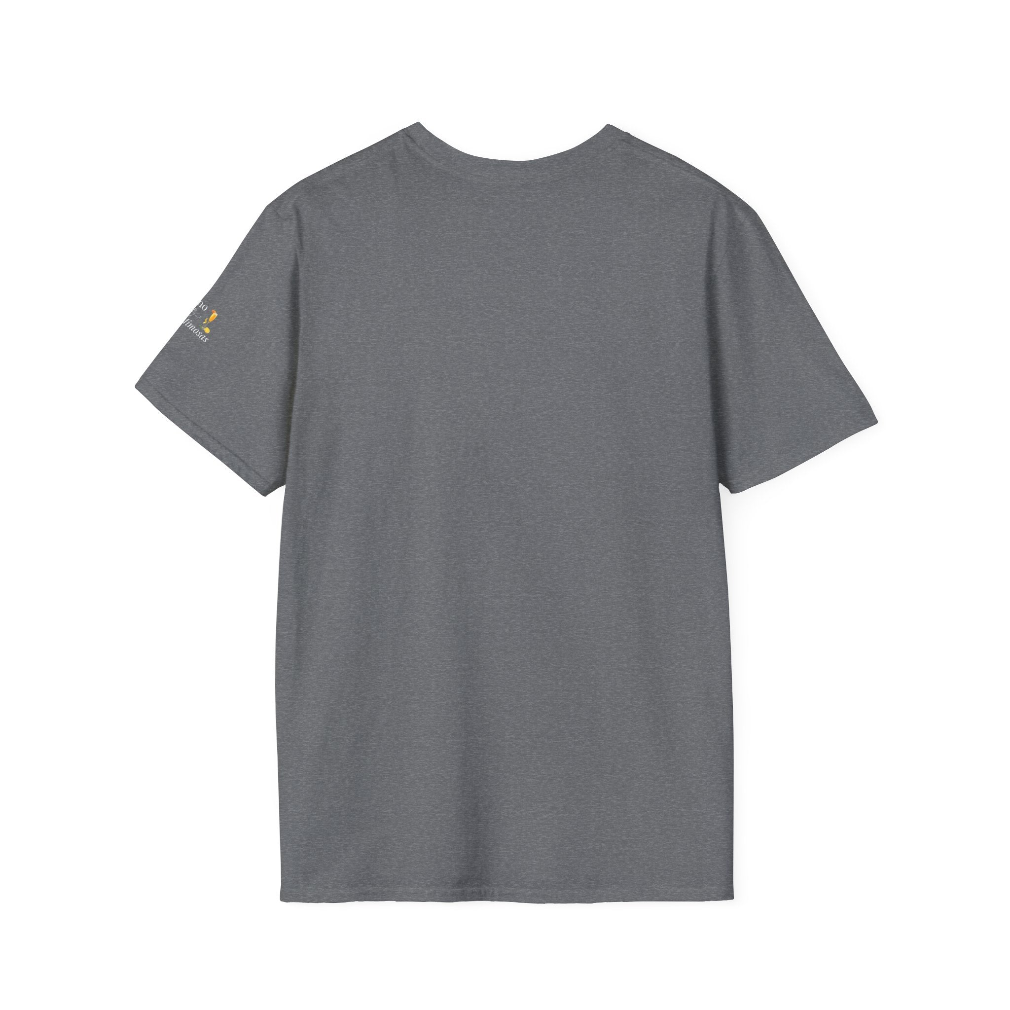 "Powered By Hot Flashes & Sarcasm" Funny Menopause T-Shirt by Meno & Mimosas