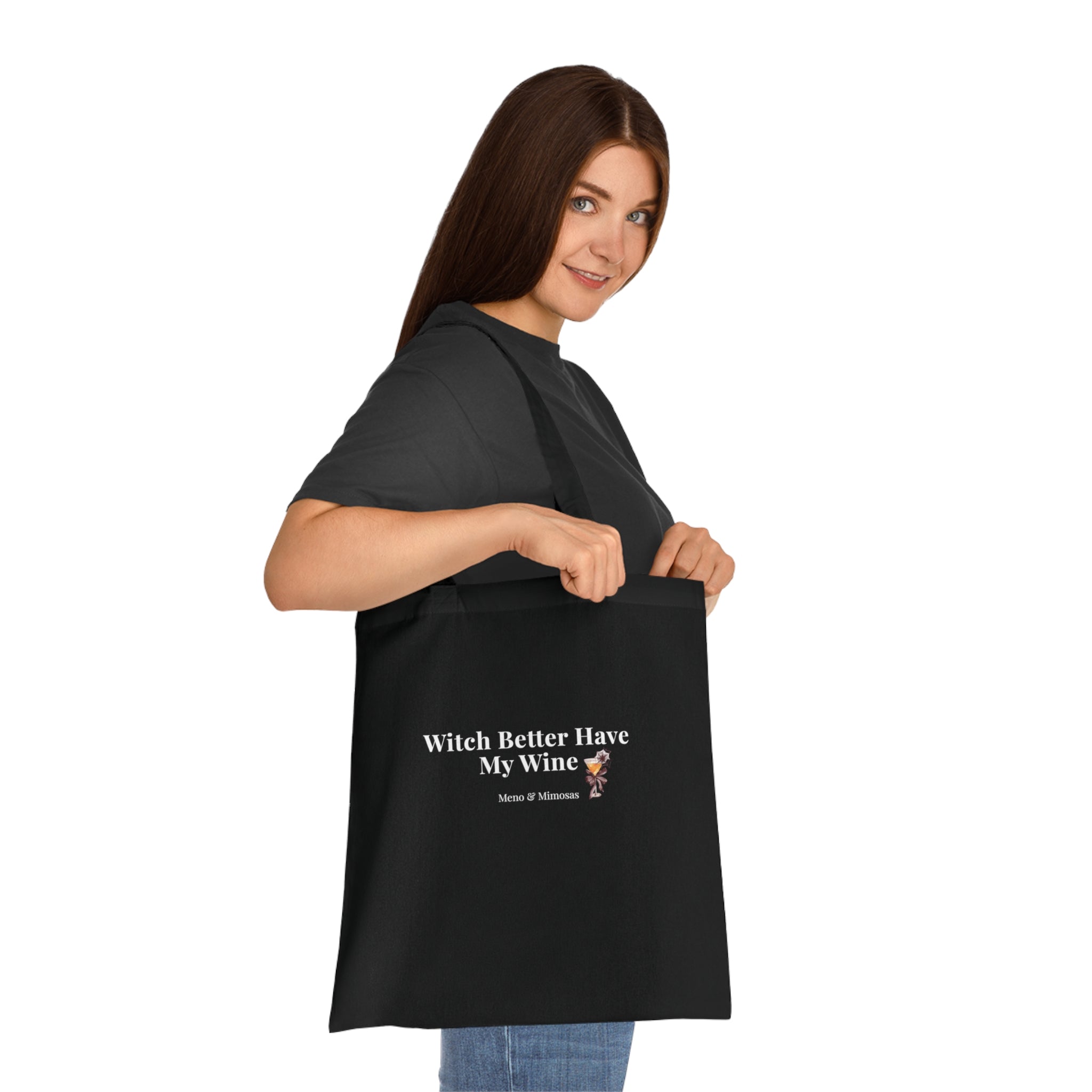 Witch Better Have My Wine Cotton Tote — Funny Halloween Witch Wine Bag