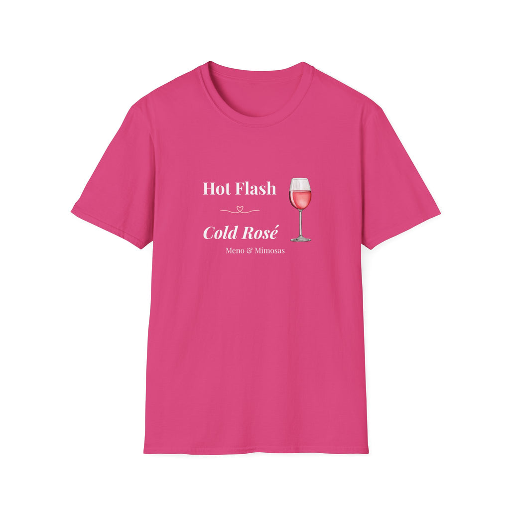 Hot Flash Cold Rosé T-Shirt - Meno & Mimosas